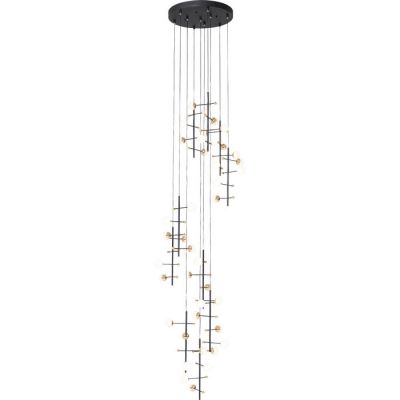 Світильник підвісний KARE DESIGN Trapez,d:64, (чорно-золотий) 52472 в Киеве купить kare-design мебель свет декор