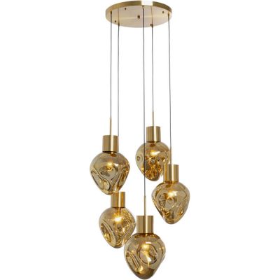 Підвісна лампа KARE DESIGN Supernova Amber Cinque,d:50, (золотий) 56426 в Киеве купить kare-design мебель свет декор
