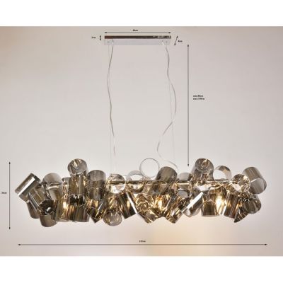 Підвісна лампа Tubes 125cм, (хром) 57803 у Києві купити kare-design меблі світло декор