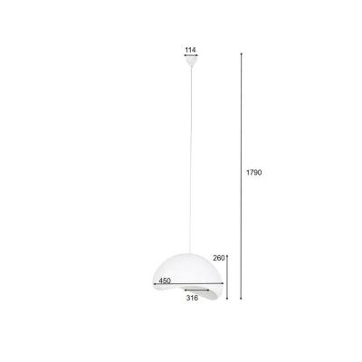 Підвісна лампа Cloud Beam White 45cм, (білий) 57753 у Києві купити kare-design меблі світло декор