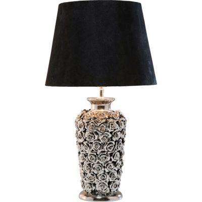 Лампа настільна KARE DESIGN Rose Silver, 59 см, (чорно-сірий) 33215 у Києві купити kare-design меблі світло декор