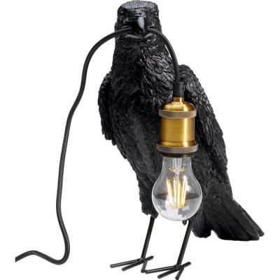 Лампа настільна KARE DESIGN Animal Crow Mat Black, 34 см, (чорний) 52704 в Киеве купить kare-design мебель свет декор