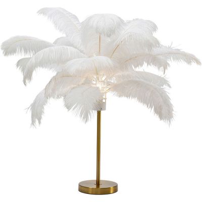 Лампа настільна KARE DESIGN Feather Palm White, 60 см, (білий) 53745 в Киеве купить kare-design мебель свет декор