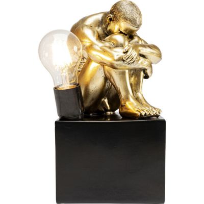 Лампа настільна KARE DESIGN Nude Man Hug, 29 см, (чорно-золотий) 56885 у Києві купити kare-design меблі світло декор