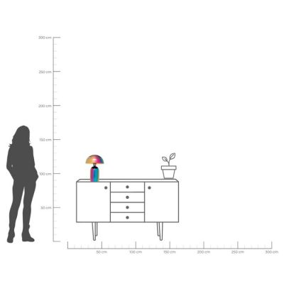 Лампа настільна KARE DESIGN Rainbow, 37 см, (різнокольоровий) 57898 у Києві купити kare-design меблі світло декор