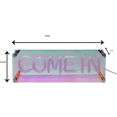 Світильник настільний KARE DESIGN LED Font COME IN, (червоний) 58141 у Києві купити kare-design меблі світло декор