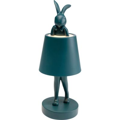 Світильник настільний KARE DESIGN Animal Rabbit LED Petrol, 29 см, (синій) 58430 у Києві купити kare-design меблі світло декор