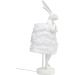 Настільна лампа Animal Rabbit Fur White/Silver 68cm