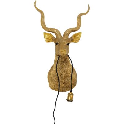 Світильник настінний KARE DESIGN Animal Goat Gold, 45х74 см, (золотий) 53713 у Києві купити kare-design меблі світло декор
