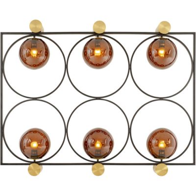 Світильник настінний KARE DESIGN Balance Circle, 96x122 см, (чорно-золотий) 56690 у Києві купити kare-design меблі світло декор