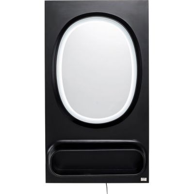 Дзеркало з освітленням прямокутне  KARE DESIGN Aero LED Black , 80x141 см, (чорний) 70840 в Киеве купить kare-design мебель свет декор