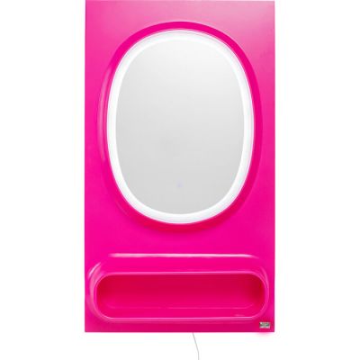Дзеркало з освітленням прямокутне  KARE DESIGN Aero LED Pink , 80x141cм, (рожевий) 70843 в Киеве купить kare-design мебель свет декор