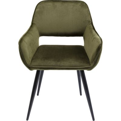Стілець з підлокотниками KARE DESIGN San Francisco Dark Green, (зелений) 84758 у Києві купити kare-design меблі світло декор