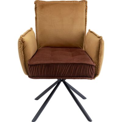 Стілець з підлокотниками KARE DESIGN Chelsea Brown, (коричневий) 85770 у Києві купити kare-design меблі світло декор