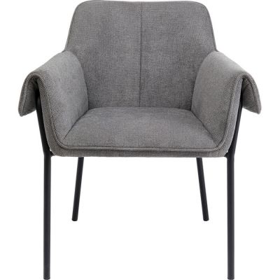 Стілець з підлокотниками KARE DESIGN Bess Grey, (сірий) 86388 у Києві купити kare-design меблі світло декор