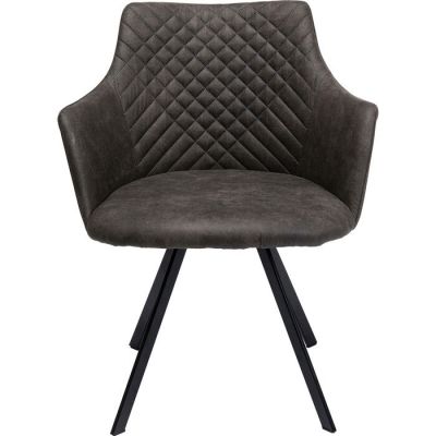 Стілець з підлокотниками KARE DESIGN Coco Anthracite, (сірий) 86234 у Києві купити kare-design меблі світло декор