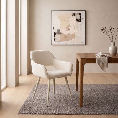 Стілець з підлокотниками San Francisco Cream, (кремовий) 70786 у Києві купити kare-design меблі світло декор