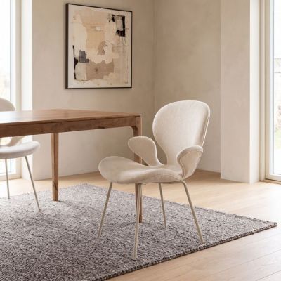 Стілець з підлокітниками Soft Blossom Nature Mono, (кремовий) 71244 у Києві купити kare-design меблі світло декор