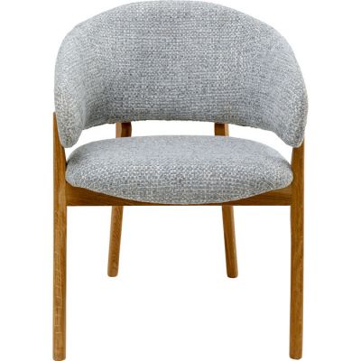 Стілець з підлокітниками August Blue Melange, (синій) 71371 у Києві купити kare-design меблі світло декор