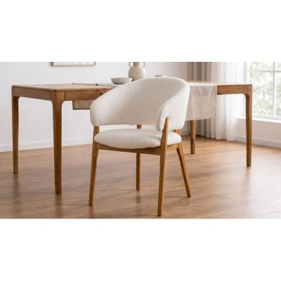 Стілець з підлокітниками August Ecru Melange, (білий) 71373 у Києві купити kare-design меблі світло декор