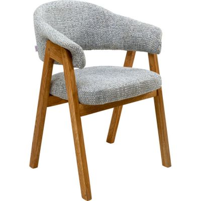 Стільць з підлокітниками Jonte Boucle Blue, (блакитний) 71374 у Києві купити kare-design меблі світло декор