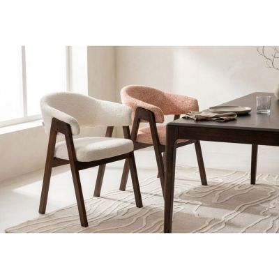 Стілець з підлокітниками Jonte Boucle Ecru, (білий) 71377 у Києві купити kare-design меблі світло декор