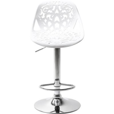 Стілець барний KARE DESIGN Ornament White, (білий) 76859 у Києві купити kare-design меблі світло декор