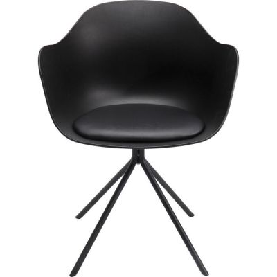 Стілець обертовий з підлокотниками KARE DESIGN Bel Air, (чорний) 83863 в Киеве купить kare-design мебель свет декор