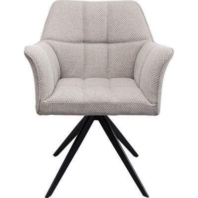 Стілець обертовий з підлокотниками KARE DESIGN Thinktank Grey, (сірий) 86999 в Киеве купить kare-design мебель свет декор