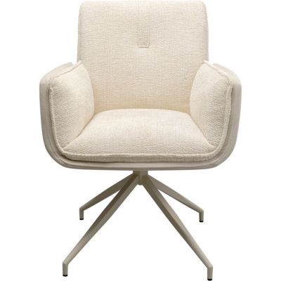 Стілець обертовий KARE DESIGN Hilla White, (білий) 70255 в Киеве купить kare-design мебель свет декор