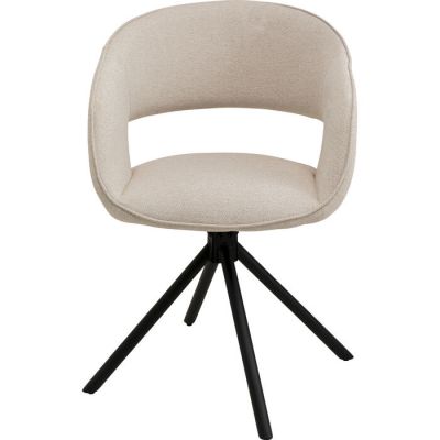 Стілець обертовий KARE DESIGN Gina Black, (сіро-бежевий) 70726 у Києві купити kare-design меблі світло декор
