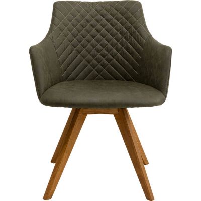 Стілець обертовий KARE DESIGN Coco Wood Green 70741 у Києві купити kare-design меблі світло декор