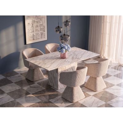 Стілець обертовий KARE DESIGN Melli Cream, (кремовий) 70823 у Києві купити kare-design меблі світло декор