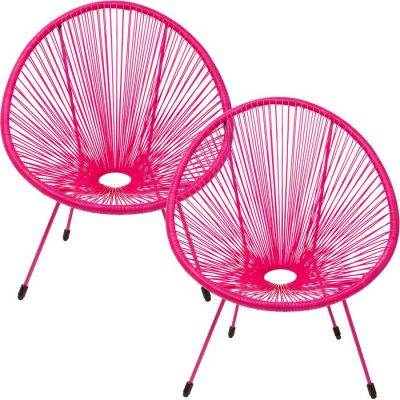 Крісло Acapulco Mono Pink 2/Set, (рожевий) 47431 в Киеве купить kare-design мебель свет декор