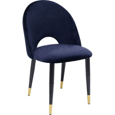 Стілець без підлокітників  KARE DESIGN Iris Velvet Blue (2/Set), (синій) 80083 у Києві купити kare-design меблі світло декор