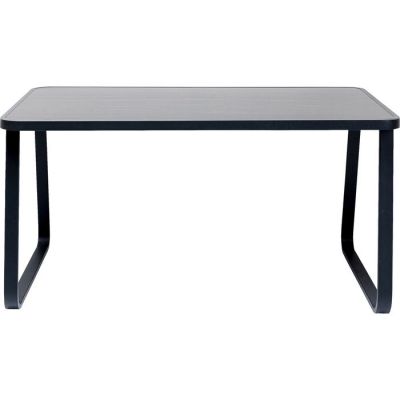 Стіл обідній для вулиці прямокутний KARE DESIGN Santos, 143х83 см, (чорний) 86211 у Києві купити kare-design меблі світло декор