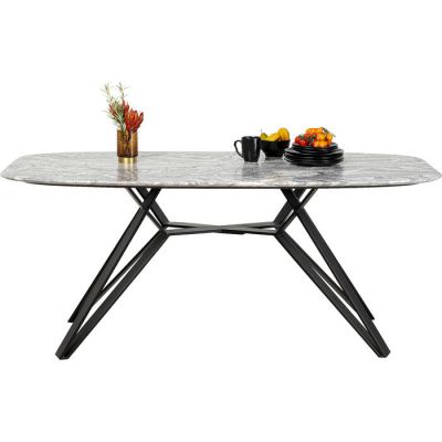 Стіл обідній прямокутний KARE DESIGN Okinawa, 180х90 см, (чорно-білий) 86725 у Києві купити kare-design меблі світло декор