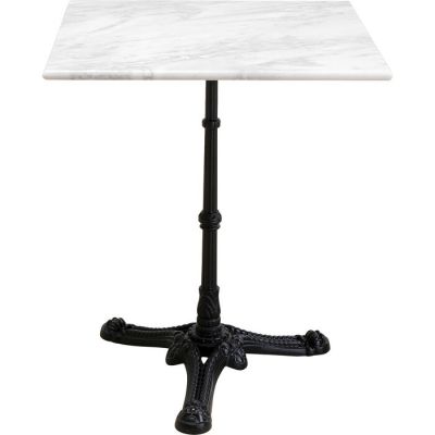 Столик для кафе квадратний KARE DESIGN Kaffeehaus White, 60х60 см, (чорно-білий) 87290 у Києві купити kare-design меблі світло декор