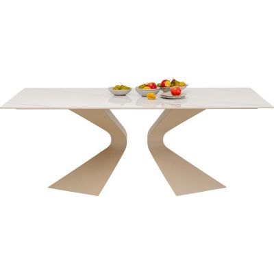 Стіл обідній прямокутний KARE DESIGN Gloria Greige, 200x100 см, (сіро-бежевий) 70757 в Киеве купить kare-design мебель свет декор