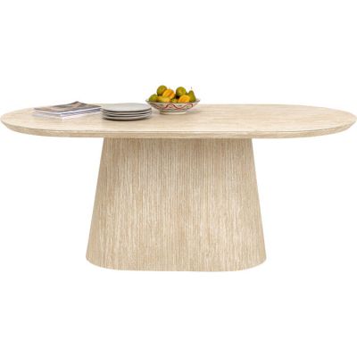 Стіл обідній овальний KARE DESIGN Alma Travertin, 180x90 см 71425 у Києві купити kare-design меблі світло декор