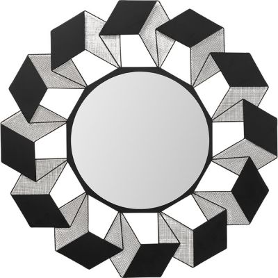 Дзеркало Cubes Ø104cм, (чорний) 70991 в Киеве купить kare-design мебель свет декор