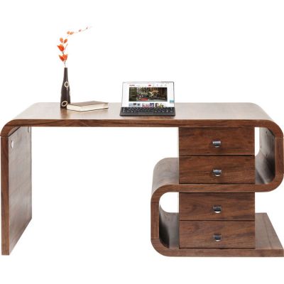 Стіл письмовий KARE DESIGN Soft Snake Walnut, 150х70 см, (коричневий) 82993 в Киеве купить kare-design мебель свет декор