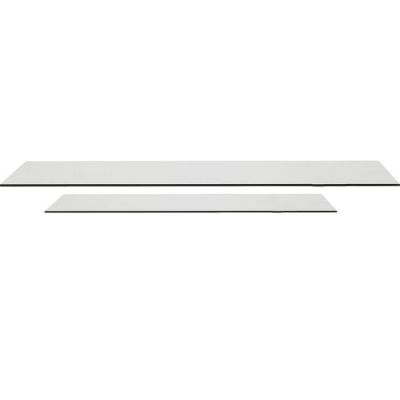 Стільниця скляна KARE DESIGN Polar tempered (2/part), 130х65 см, (прозорий) 41920 в Киеве купить kare-design мебель свет декор