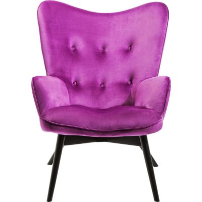 Крісло Black Vicky Velvet Purple 82662 у Києві купити kare-design меблі світло декор
