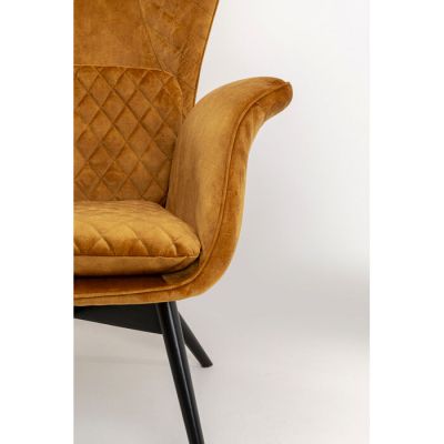 Крісло Tudor Velvet Gold Brown, (коричневий) 70737 у Києві купити kare-design меблі світло декор