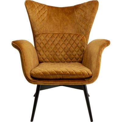 Крісло Tudor Velvet Gold Brown, (коричневий) 70737 у Києві купити kare-design меблі світло декор