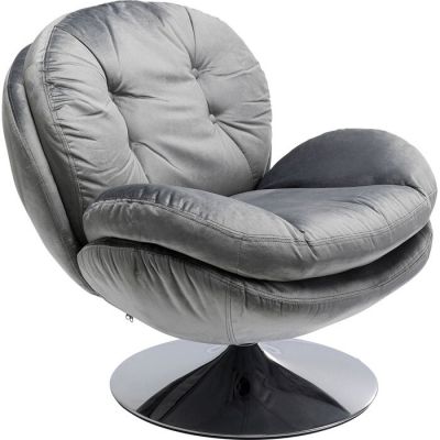 Крісло обертове KARE DESIGN Cosy Grey, (сірий) 85527 у Києві купити kare-design меблі світло декор