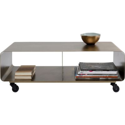 Тумба ТВ на коліщатах KARE DESIGN Lounge M Mobil Bronze, 90 см, (бронзовий) 85869 у Києві купити kare-design меблі світло декор