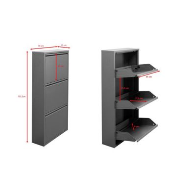 Шафа для взуття Caruso 3 Berry (MO), (фіолетовий) 71549 у Києві купити kare-design меблі світло декор