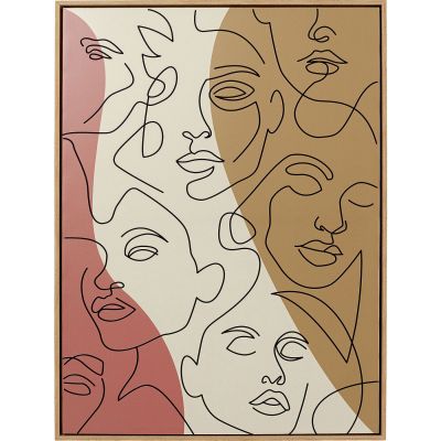 Картина в рамці Faccia Arte Tri Colore 90x120cm 55430 у Києві купити kare-design меблі світло декор